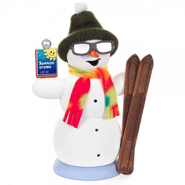 Dregeno Erzgebirge - Räuchermann Schneemann Après-Ski