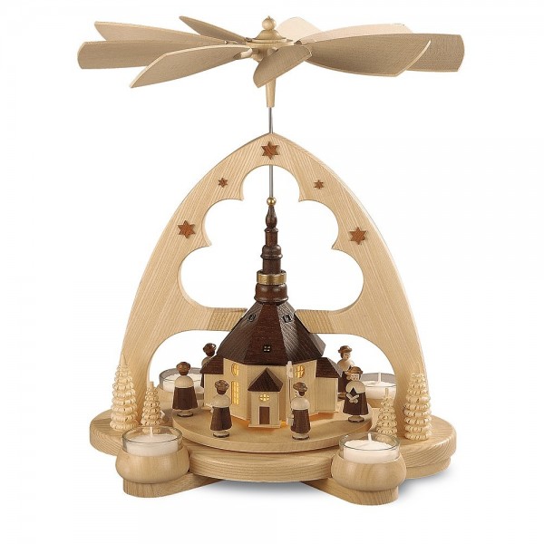 Müller Bogenpyramide Seiffener Kirche 36cm