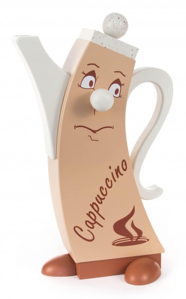 Dregeno Erzgebirge - Räucherfigur Kaffeekanne »Cappuccino«
