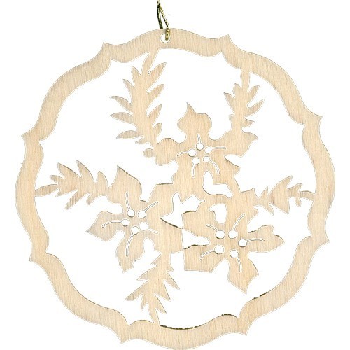 Lenk & Sohn Baumbehang Kreis Motiv Weihnachtsstern