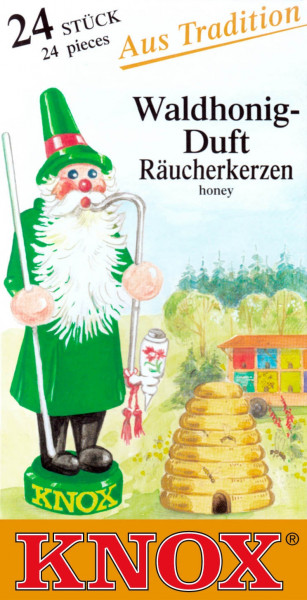 Dregeno Erzgebirge - KNOX Räucherkerzen Waldhonig (24)