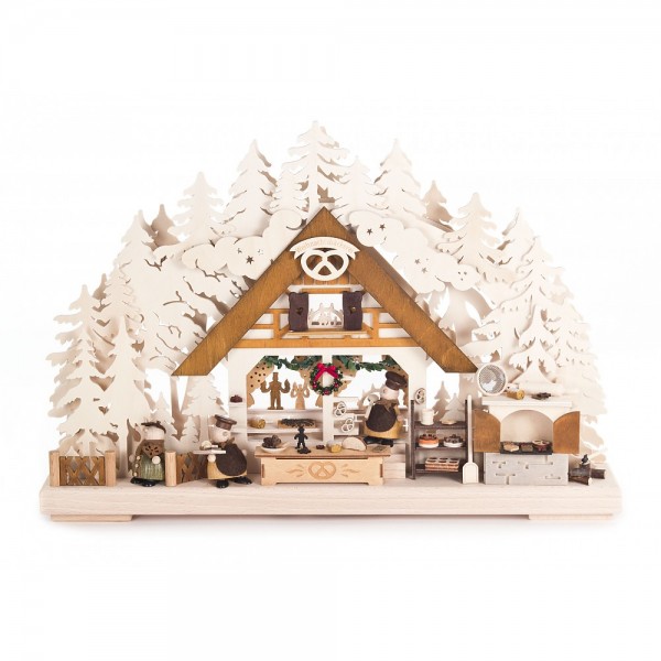 Dregeno Erzgebirge - 3D-Schwibbogen Weihnachtsbäckerei