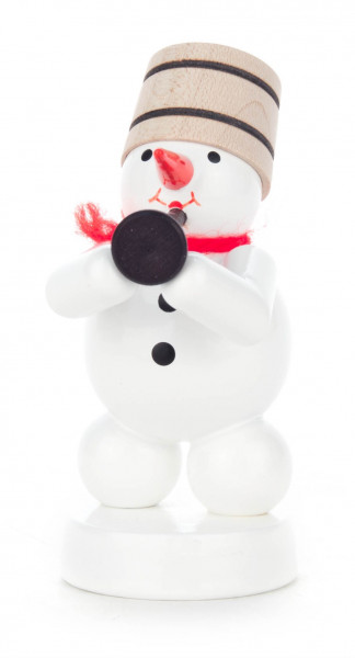 Dregeno Erzgebirge - Schneemann mit Klarinette