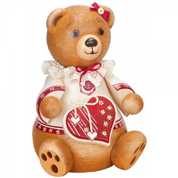 Hubrig Hubiduu - Teddy´s mit Herz - Unsere Elli, mit Schweizer Spielwerk, 25cm