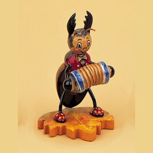 Hubrig Hirschkäfer mit Ziehharmonika