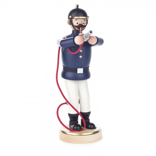 Dregeno Erzgebirge - Räuchermann Feuerwehrmann - 24cm