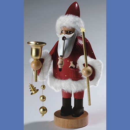 KWO Räuchermann Erzgebirge Santa Claus rot 37cm