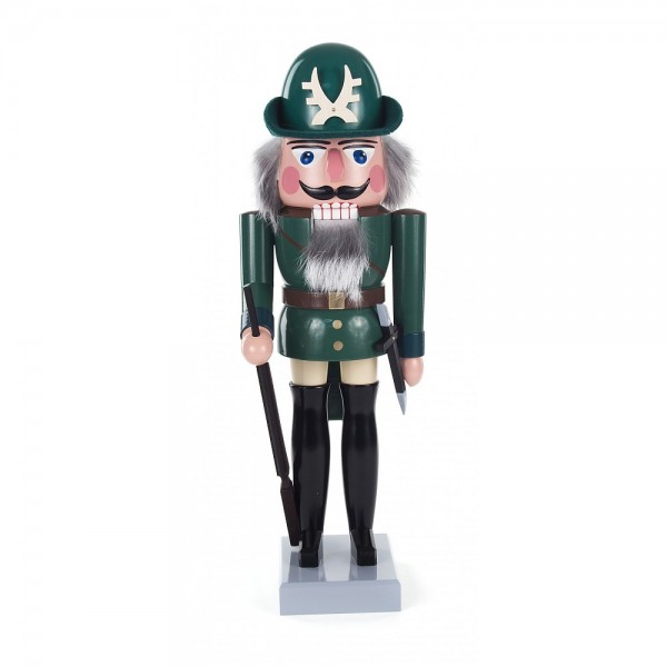 Dregeno Erzgebirge - Nussknacker Förster grün - 38cm