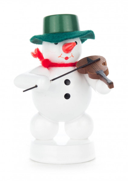 Dregeno Erzgebirge - Schneemann mit Geige