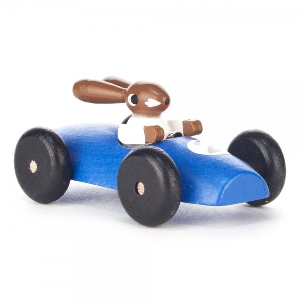 Dregeno Erzgebirge - Hasenrennauto, blau