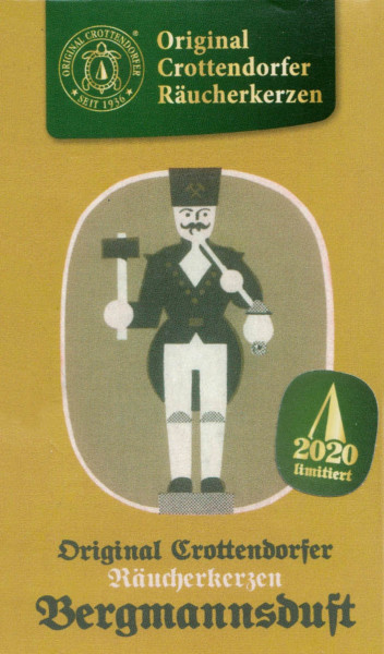 Dregeno Erzgebirge - Crottendorfer Räucherkerzen »Bergmannsduft« (24), Limitierte Auflage 2020