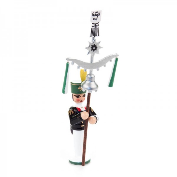 Dregeno Erzgebirge - Miniatur-Bergmann mit Schellenbaum