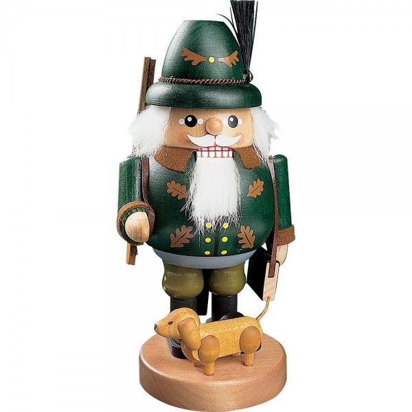 Richard Glässer Nussknacker Förster mit Dackel