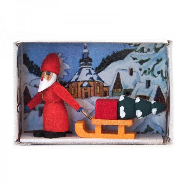 Dregeno Erzgebirge - Miniatur-Zündholzschachtel Ruprecht