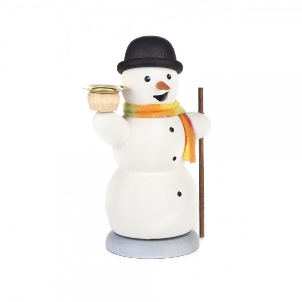 Dregeno Erzgebirge - Räucherschneemann mit Kerze
