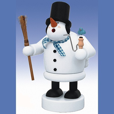 KWO Räuchermann Erzgebirge Schneemann 20cm