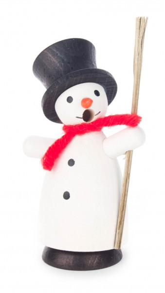 Dregeno Erzgebirge - Mini-Räuchermann Schneemann