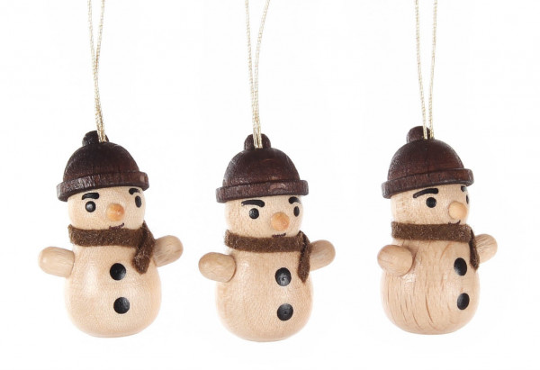 Dregeno Erzgebirge - Behang Schneemann natur (3)