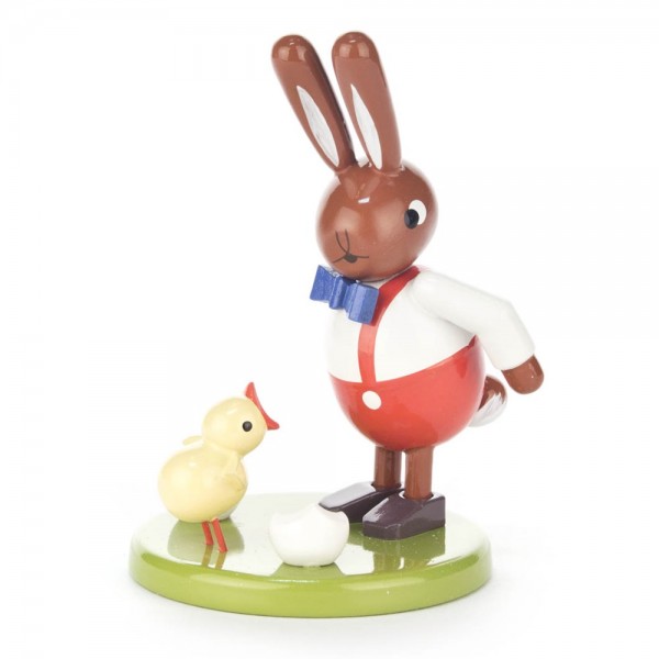 Dregeno Erzgebirge - Hase mit Kücken, klein