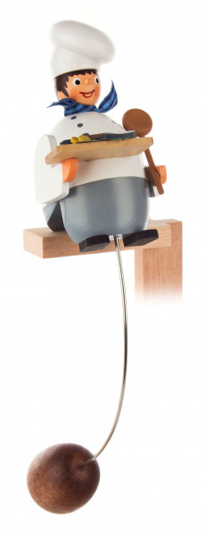 Dregeno Erzgebirge - Schaukelfigur Koch mittel