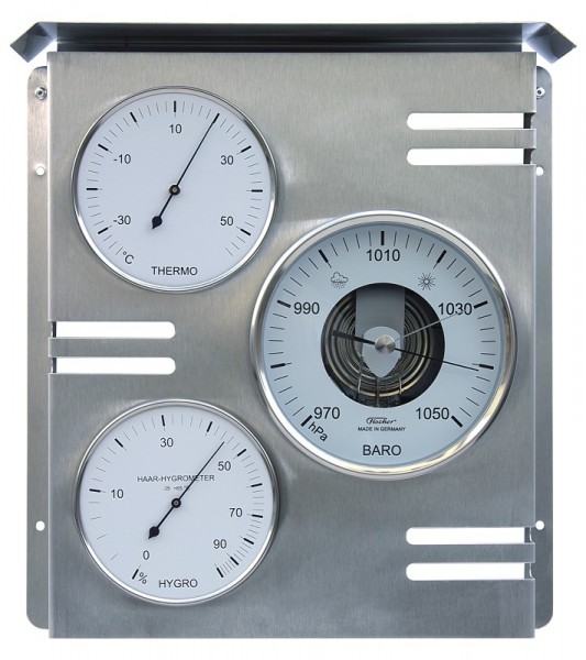 Fischer Außenwetterstation Gehäuse Edelstahl 310x275