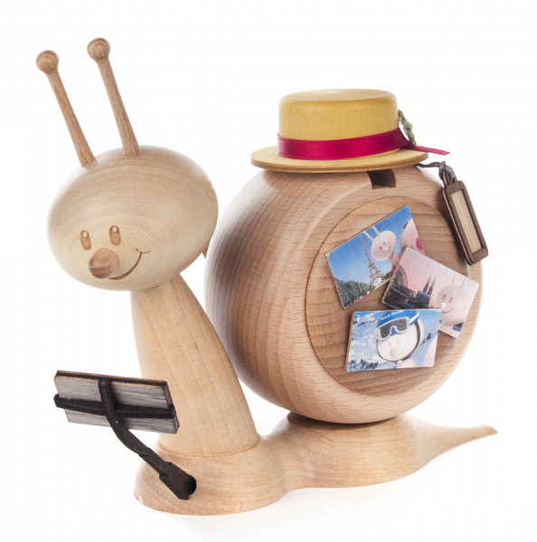 Dregeno Erzgebirge - Räucherfigur Selfie-Schnecke