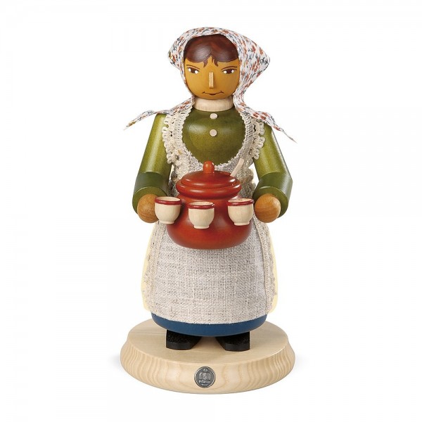 Müller Räuchermann groß Glühweinverkäuferin 25cm