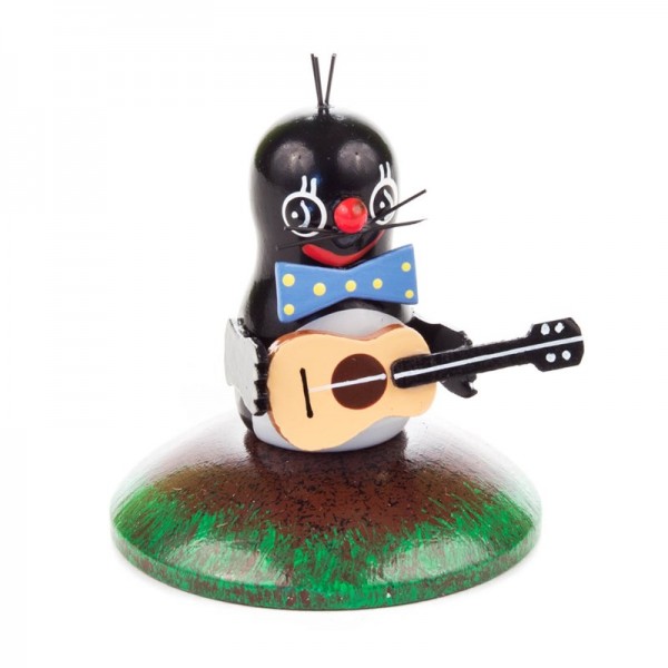 Dregeno Erzgebirge - Miniatur-Maulwurf, Musikant, Gitarre