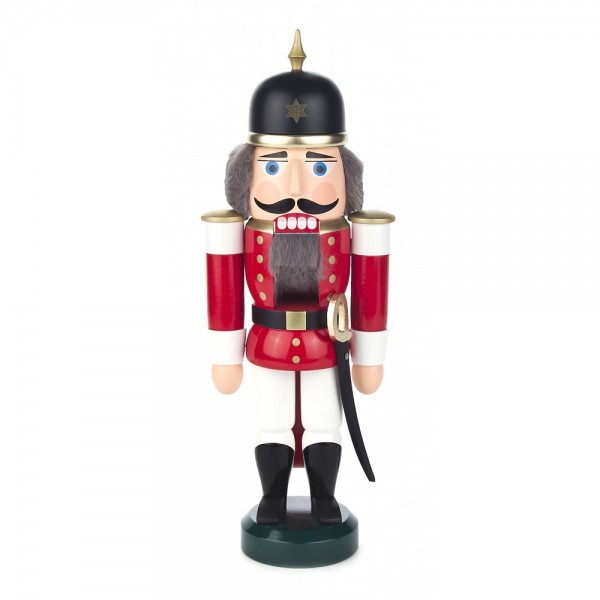 Dregeno Erzgebirge - Nussknacker Soldat rot klein - 28cm