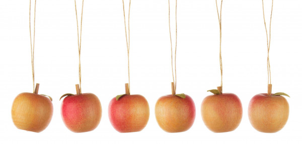 Dregeno Erzgebirge - Baumbehang Apfel mit Blatt (12)