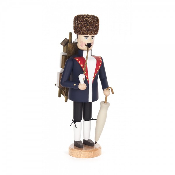 Dregeno Erzgebirge - Räuchermann Uhrenträger - 22cm