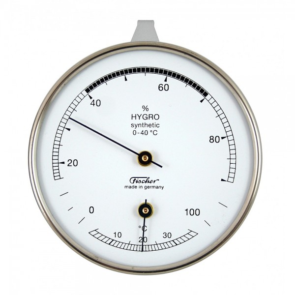 Fischer Hygrometer synthetic mit Thermometer 87mm - Life-Design