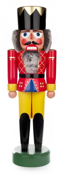 Dregeno Erzgebirge - Nussknacker König in Holzkiste 72 cm