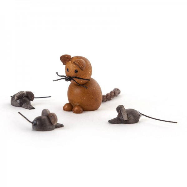 Dregeno Erzgebirge - Miniatur-Katz und Maus