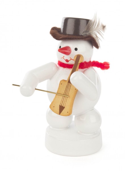 Dregeno Erzgebirge - Schneemann mit Fiedel