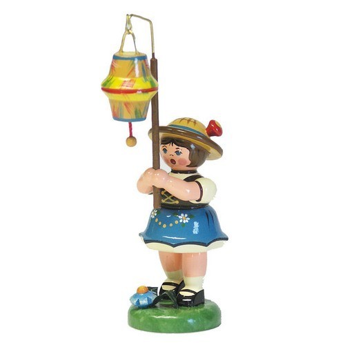 Hubrig Lampionkinder Mädchen mit kegelförmigen Lampion