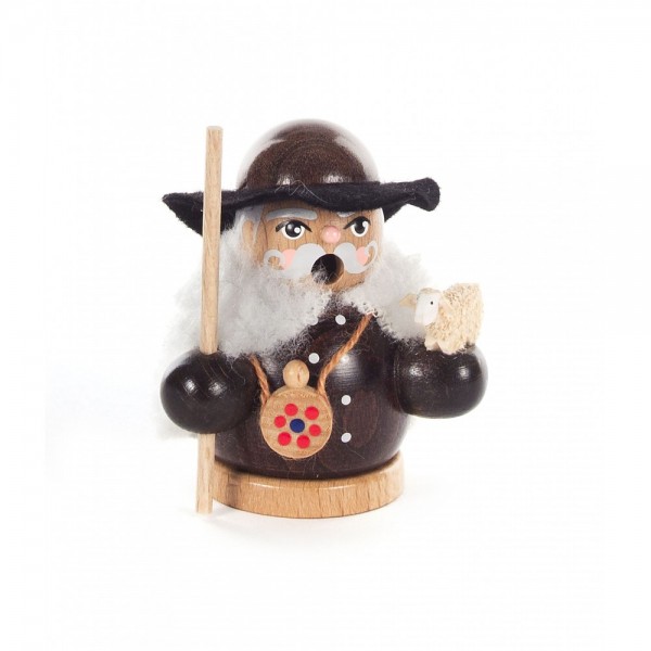 Dregeno Erzgebirge - Miniatur-Räuchermann Schäfer - 8cm