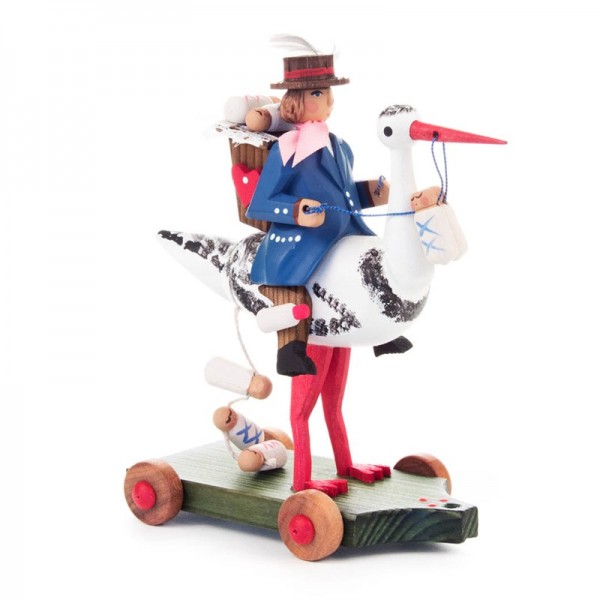 Dregeno Erzgebirge - Miniatur-Storchenreiter, klein