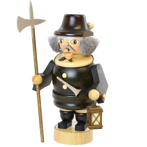 Räuchermann Erzgebirge - Qualmgusch Nachtwächter - 20cm