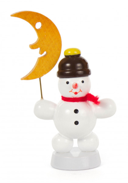 Dregeno Erzgebirge - Schneemann mit Mond