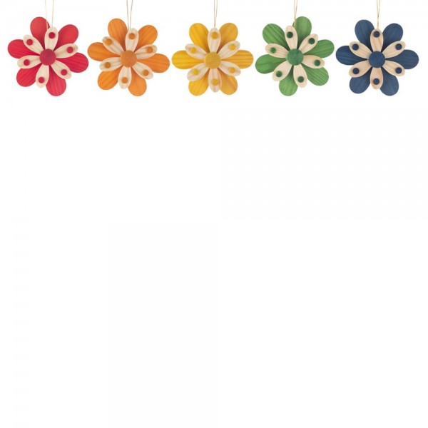 Dregeno Erzgebirge - Behang - Frühlingsblüten, 5-teilig