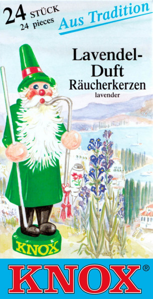 Dregeno Erzgebirge - KNOX Räucherkerzen Lavendel (24)
