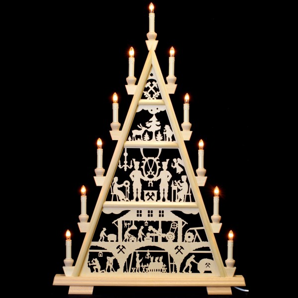 Holzkunst Niederle - Lichterspitze 4 Etagen - Hammerschmiede