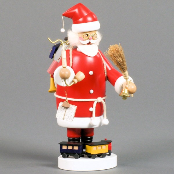 Dregeno Erzgebirge - Räuchermann Weihnachtsmann - 24cm
