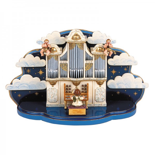 Hubrig Orgel mit kleiner Wolke mit Musikwerk 36x13x21cm