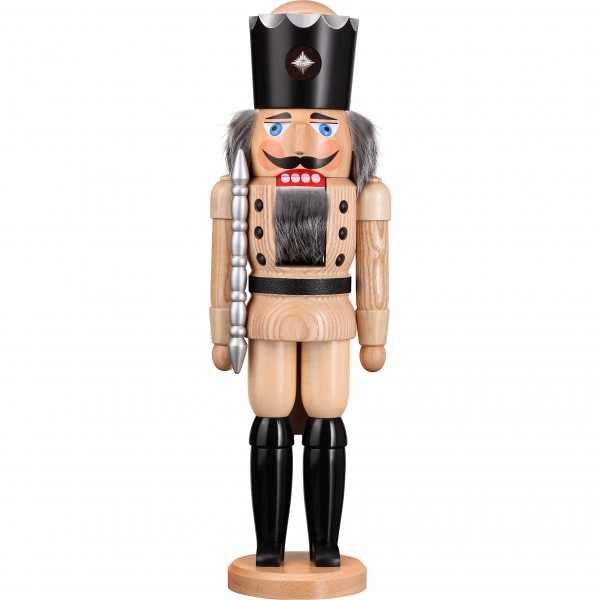 Seiffener Volkskunst Nussknacker Grossfigur - König natur 50cm