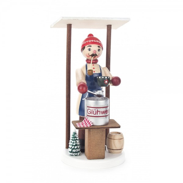 Dregeno Erzgebirge - Räuchermann Glühweinverkäufer - 21cm