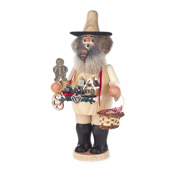 Dregeno Erzgebirge - Räuchermann Pfefferkuchenhändler - 24cm