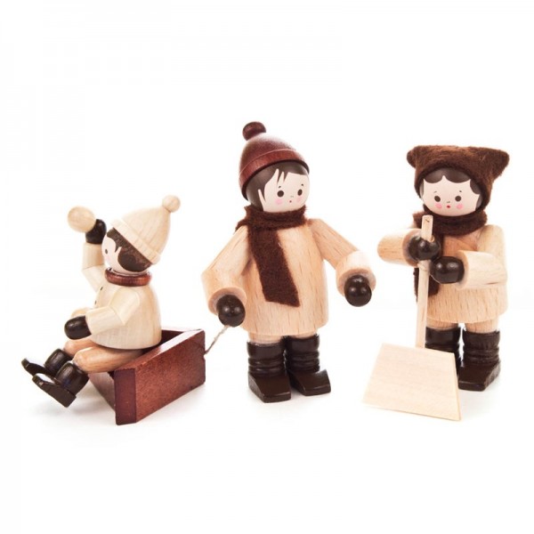 Dregeno Erzgebirge - Miniatur-Winterdienst, natur, 3-teilig