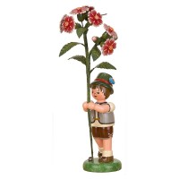 Hubrig Blumenkinder 17cm Junge mit Buschnelke Hubrig Blumenkinder 17cm Junge mit Buschnelke